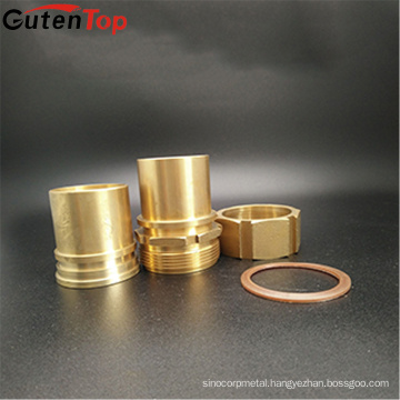 GutenTop 1/2" Forged Brass Male Threaded Hex Nipple/NPT Pipe Fitting for oil gas and water Nipple fitting